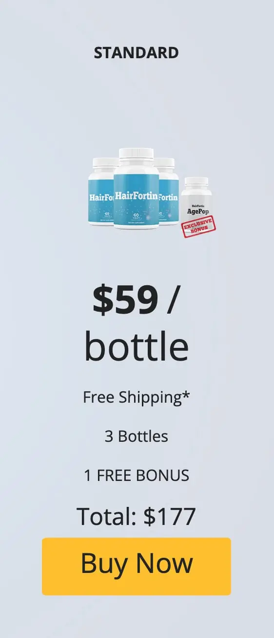 hairfortin 3 bottles price
