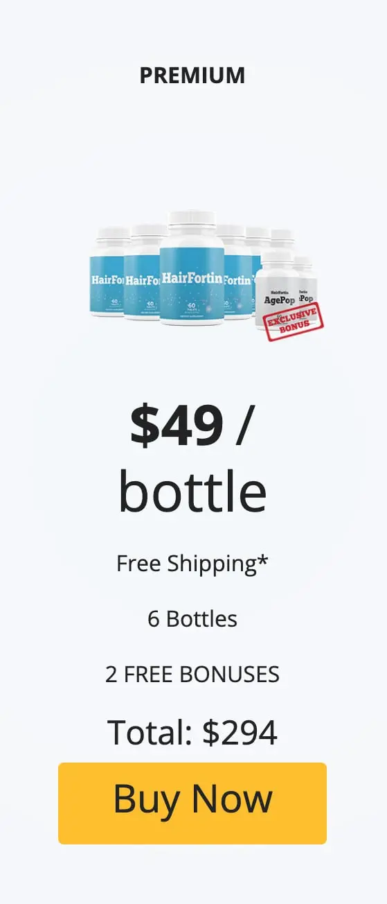 hairfortin 6 bottles price